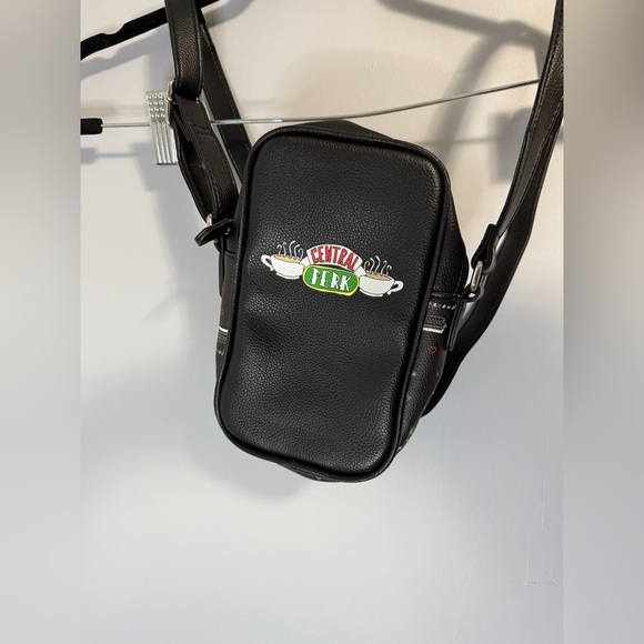 Danielle Nicole Handbags - FRIENDS Central Perk Dani Shoulder Bag by Danielle Nicole Black Faux Leather